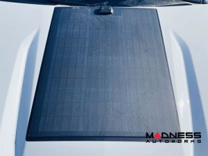 Chevrolet Silverado 1500 Flexible Solar Panel Kit - Complete Kit w/ Waterproof Controller + Hood Decal - 2019+ - 60W